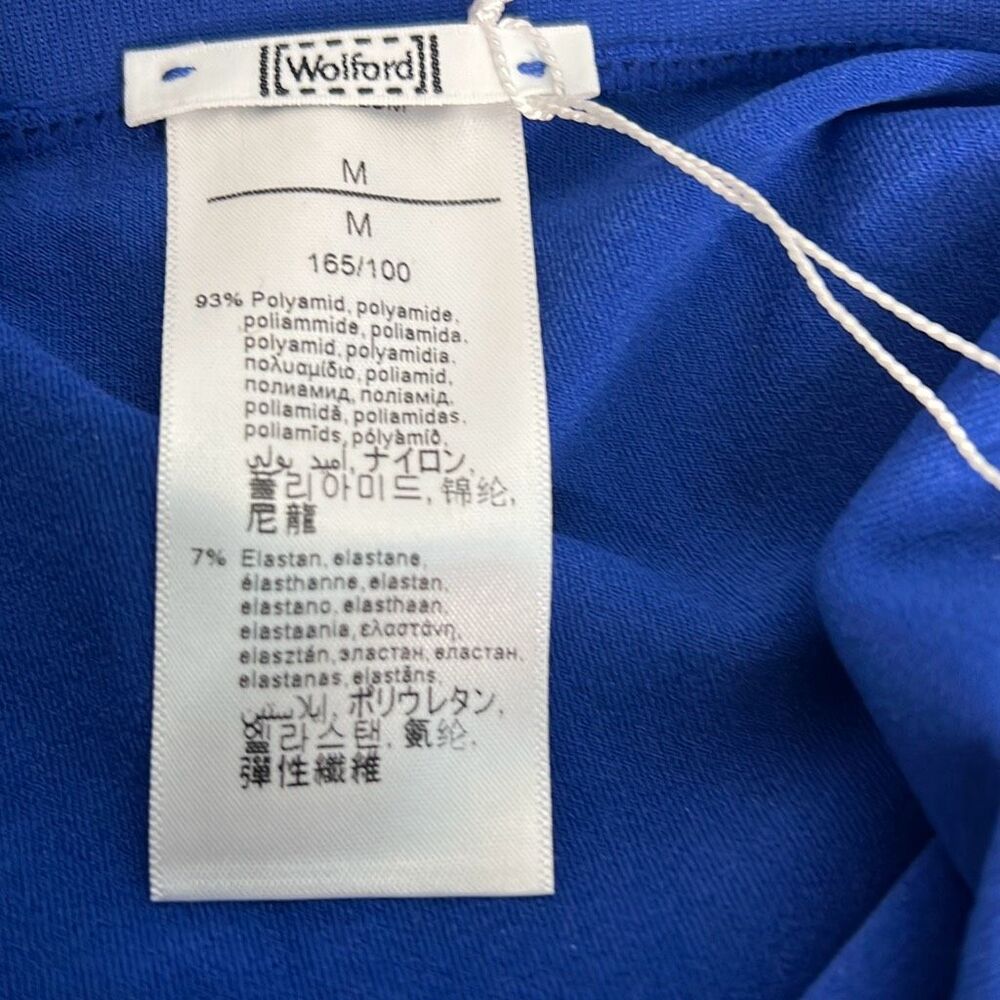 NWT Wolford Fatal Dress M Blue - Picture 9 of 11